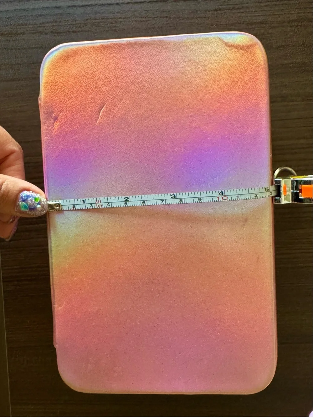 Target Pink Metallic Double-Zip Travel Jewelry Case